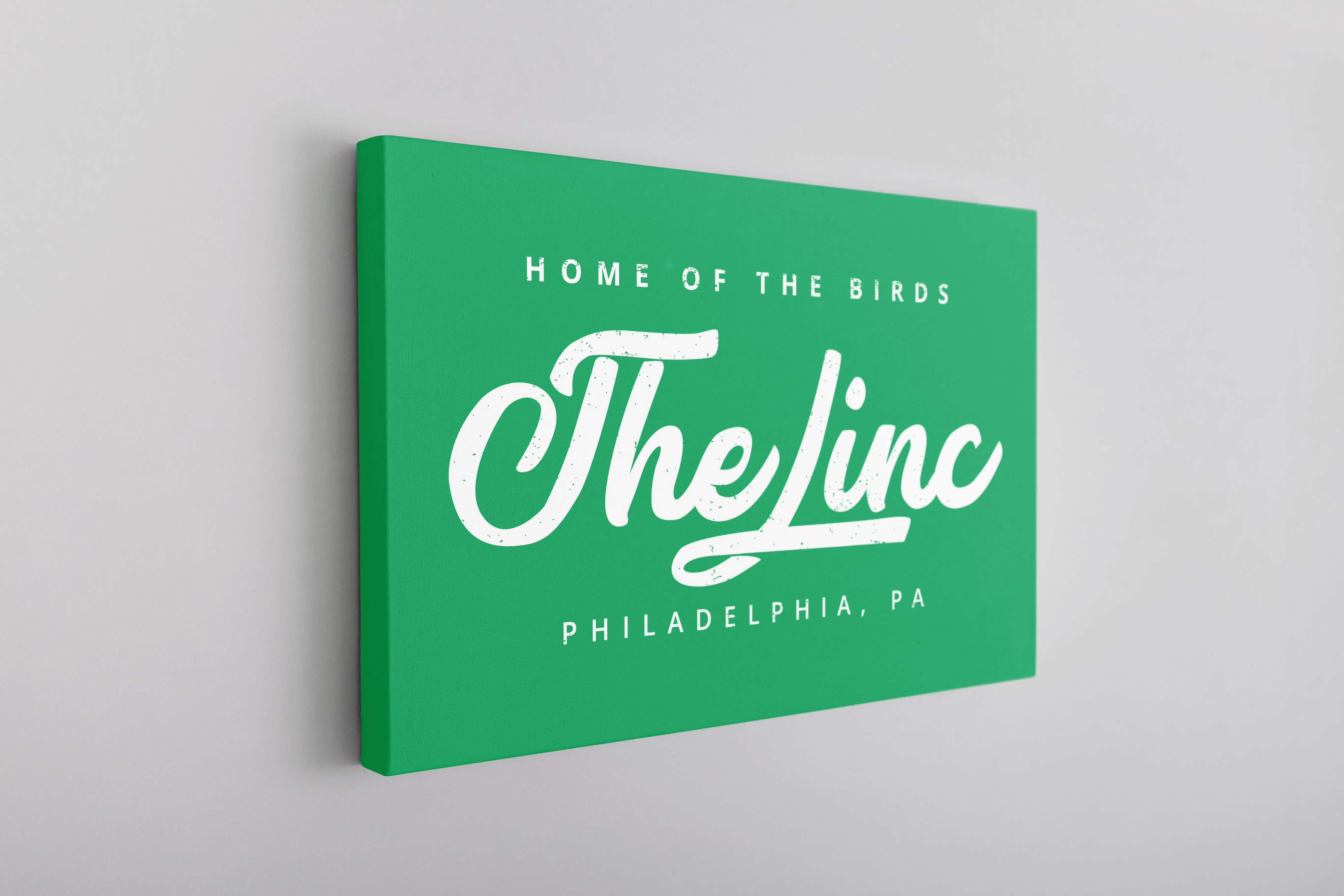 The Linc Home of the Birds Canvas | The Linc Home of the Birds Kelly Green Wall Canvas