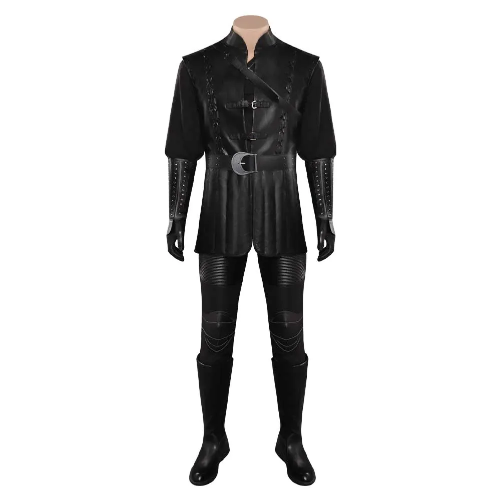 The Witcher Season 3 Geralt of Rivia Outfits Halloween Carnival Party Cosplay Costume