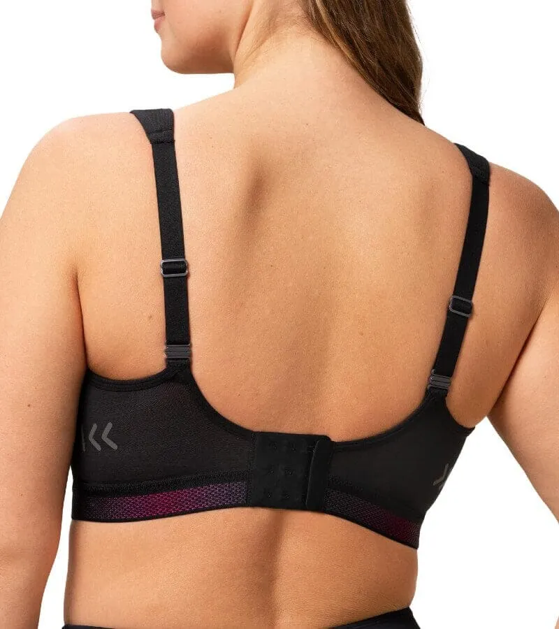 Triumph Triaction Cardio Flow Wire-free Sports Bra - Black