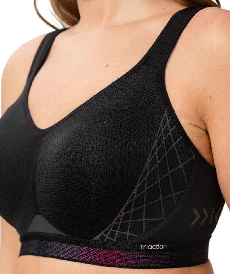 Triumph Triaction Cardio Flow Wire-free Sports Bra - Black