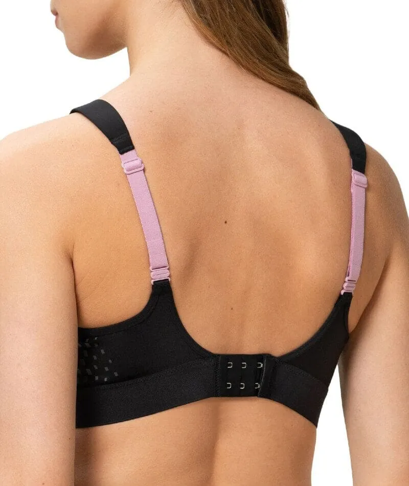 Triumph Triaction Hybrid Lite Wire-free Sports Bra - Black