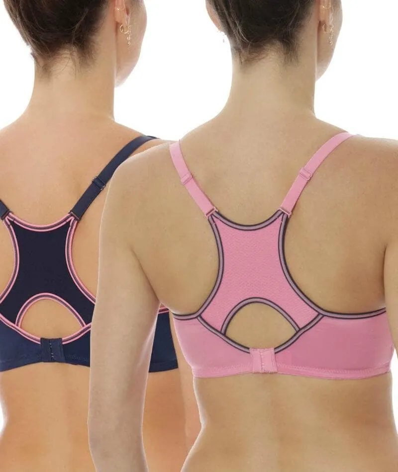 Triumph Triaction Racerback 2 Pack - Blue/Pink