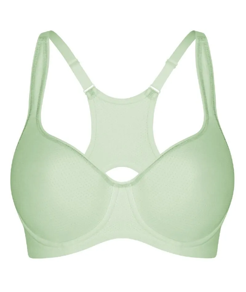 Triumph Triaction Racerback Sports Bra - Mint Frappe