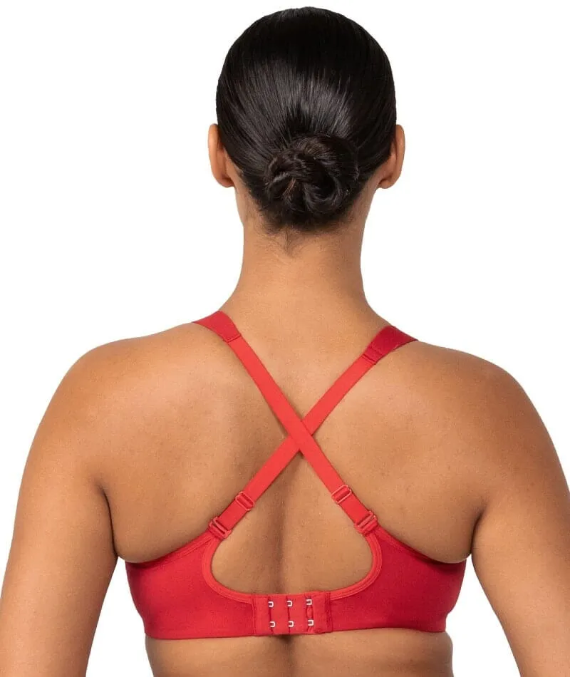 Triumph Triaction Ultra Underwired Sports Bra - Shanghai Red