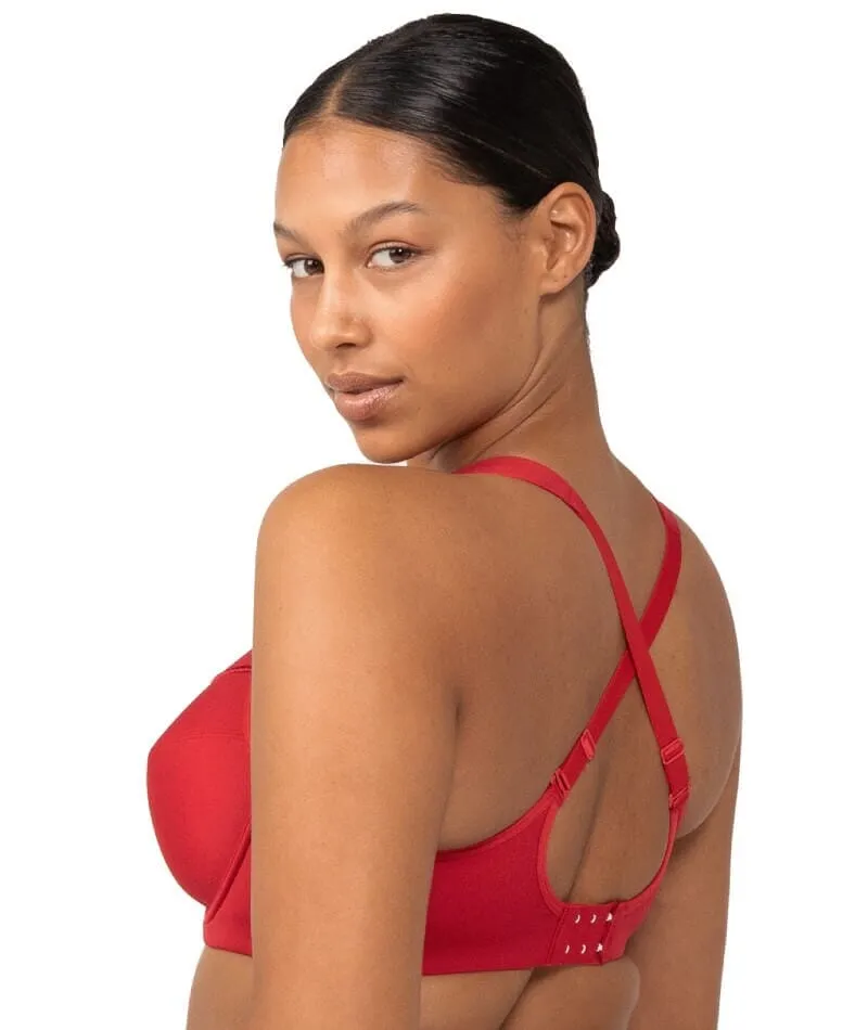 Triumph Triaction Ultra Underwired Sports Bra - Shanghai Red