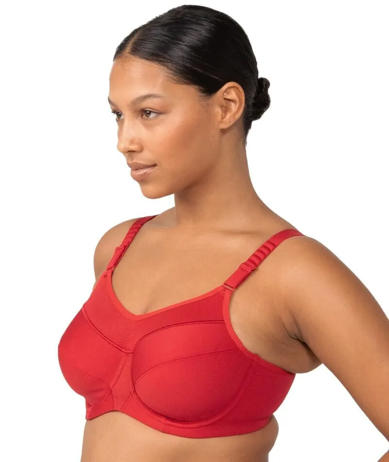 Triumph Triaction Ultra Underwired Sports Bra - Shanghai Red