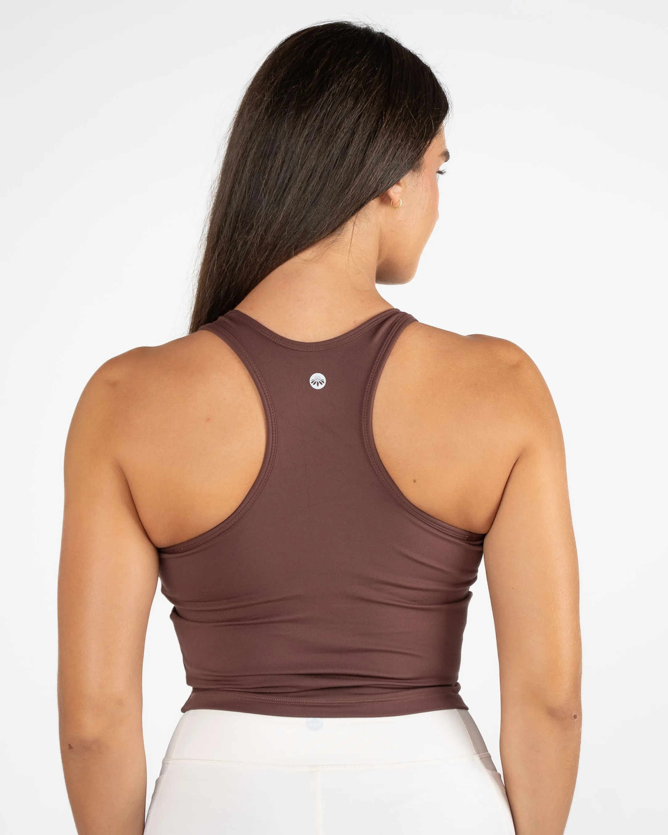 Vinyasa Crop Top - Fossil