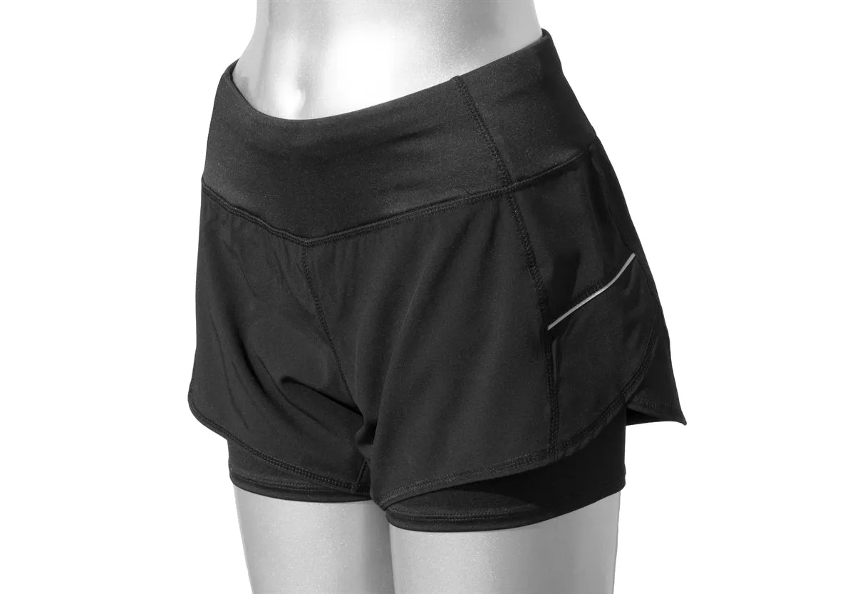 Women's Reflective 2-in-1 Shorts