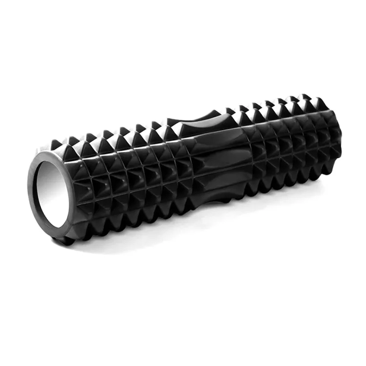 Yoga Pilates Fitness EVA Roller Muscle Relaxation Massage, Size: 45cm x 13cm (Black)