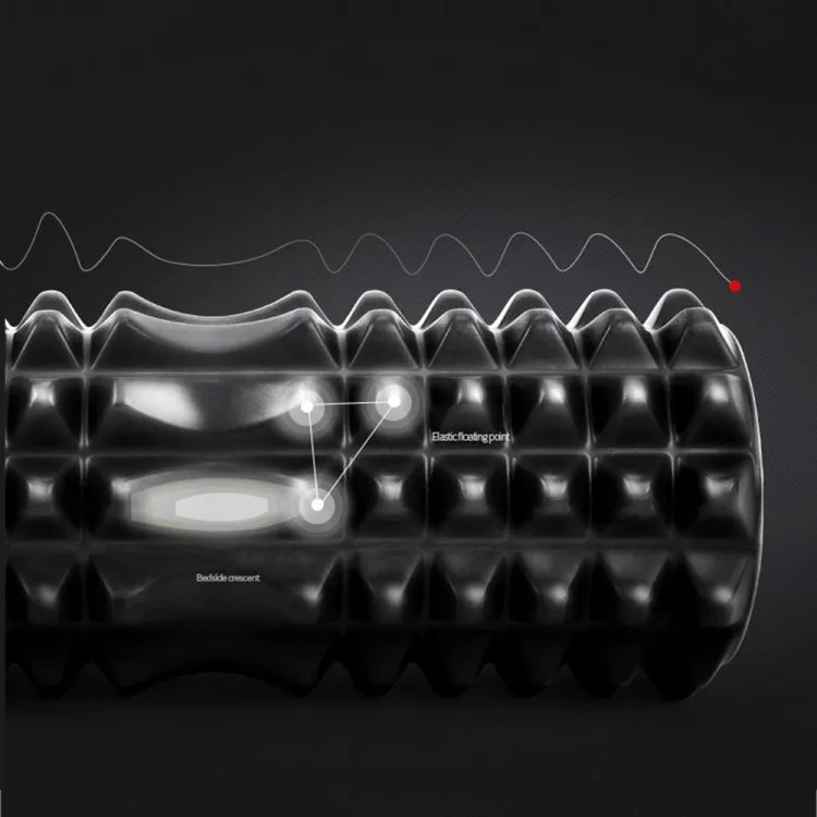 Yoga Pilates Fitness EVA Roller Muscle Relaxation Massage, Size: 45cm x 13cm (Black)